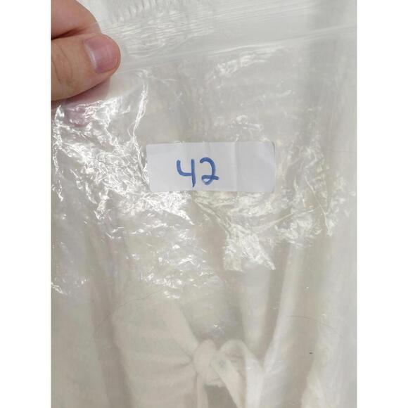 Free People Top Womens XS Beach Tie Back High Neck Halter Boho Hippie Cotton - Picture 9 of 9